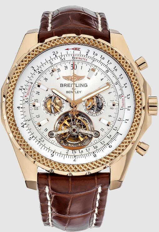 Replica Breitling Breitling for Bentley Mulliner Tourbillon RG-Ivory-BrCroco Men Watch